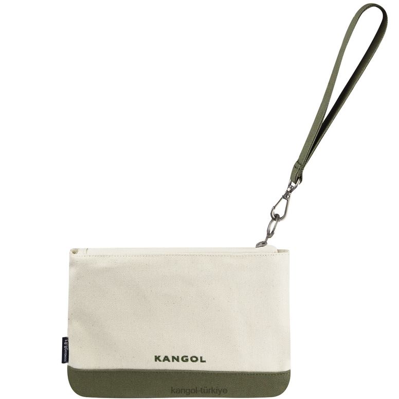 Kangol üniseks şanslı kanvas kese seti HZ6F0962