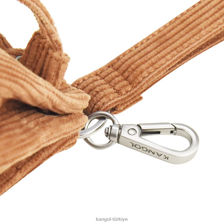 Kangol üniseks kadife mini kova çanta anahtarlık HZ6F01246