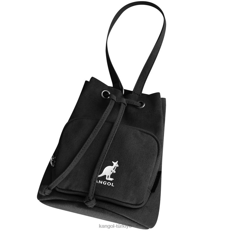 Kangol üniseks şanslı kanvas kova çantası HZ6F0939