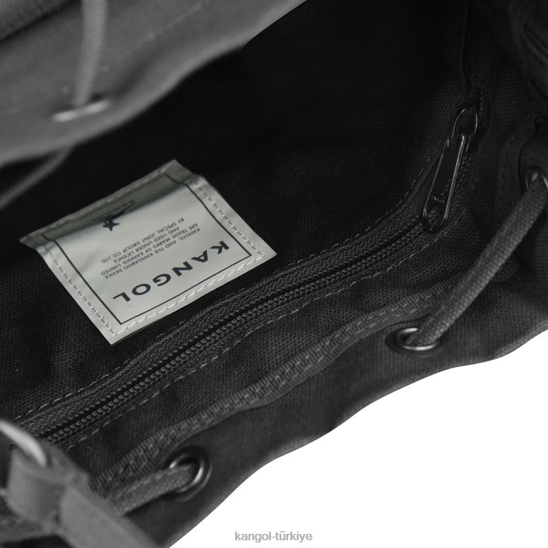 Kangol üniseks şanslı kanvas kova çantası HZ6F0939