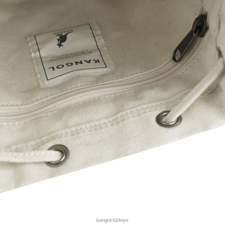 Kangol üniseks şanslı kanvas kova çantası HZ6F0940
