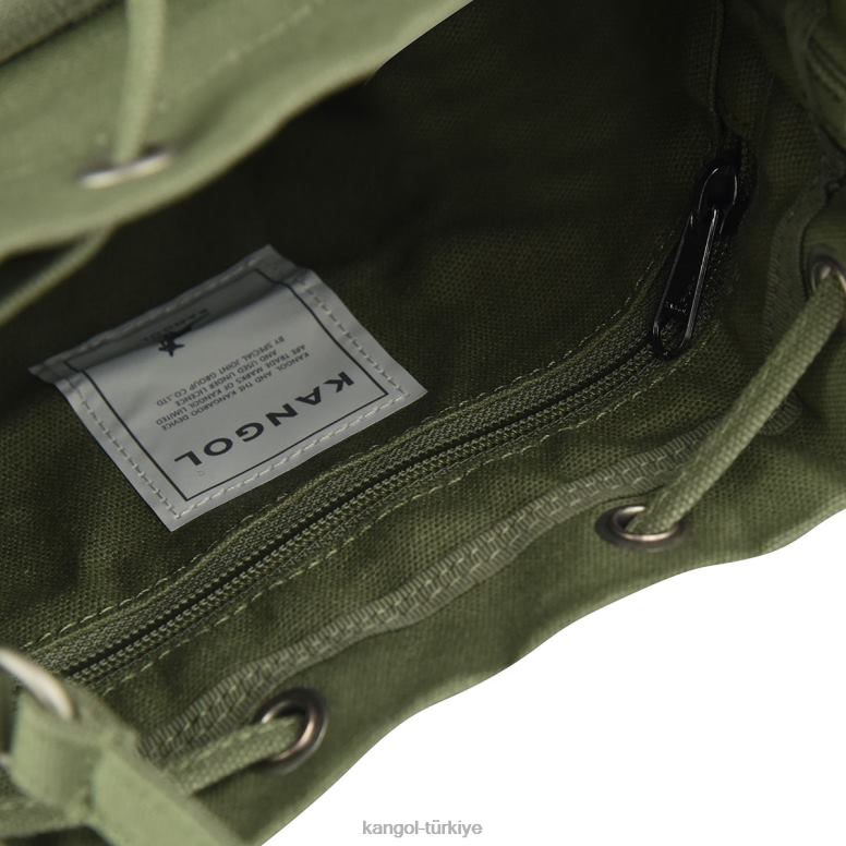 Kangol üniseks şanslı kanvas kova çantası HZ6F0941