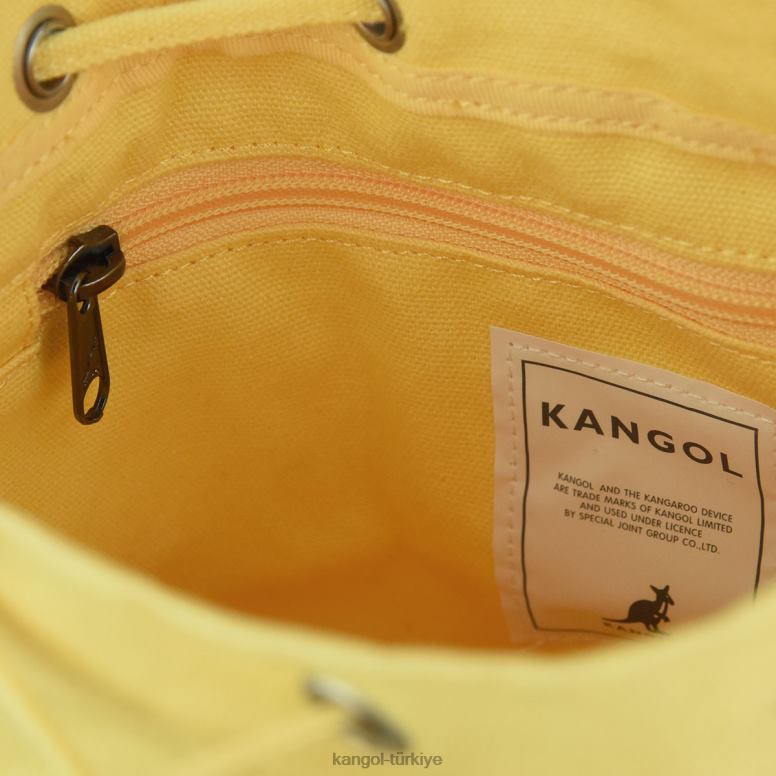 Kangol üniseks şanslı kanvas kova çantası HZ6F0942