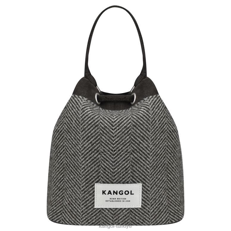 Kangol üniseks balıksırtı kova çantası HZ6F0981