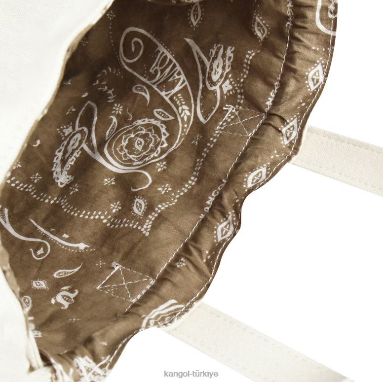 Kangol üniseks geri dönüşümlü desenli kova çantası HZ6F0963