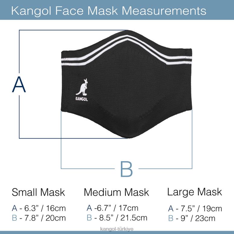 Kangol üniseks yüz maskesi HZ6F0926