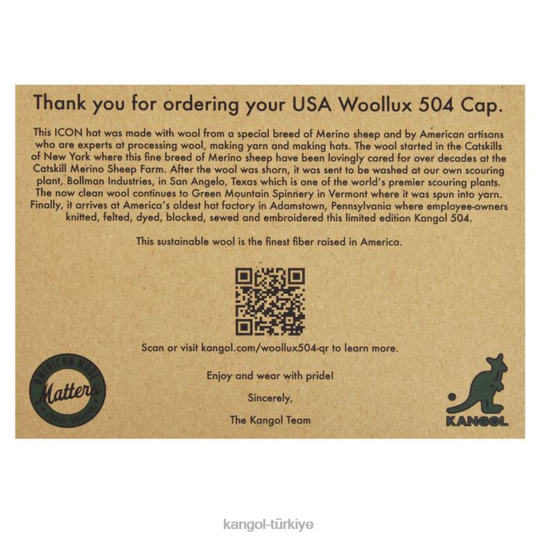 Kangol üniseks ABD Woollux 504 - sınırlı üretim HZ6F0112