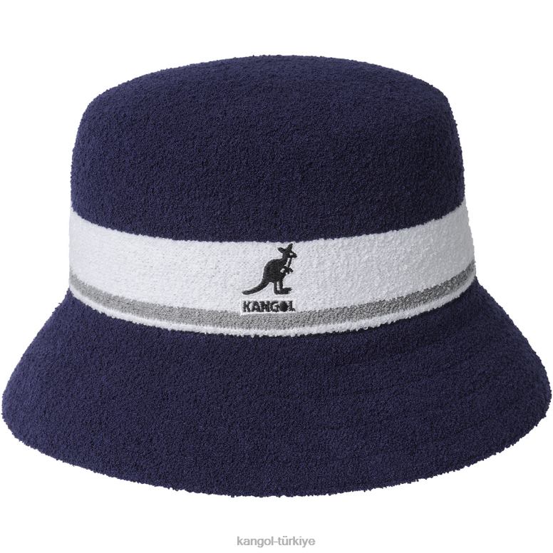 Kangol üniseks bermuda çizgili kova HZ6F0644