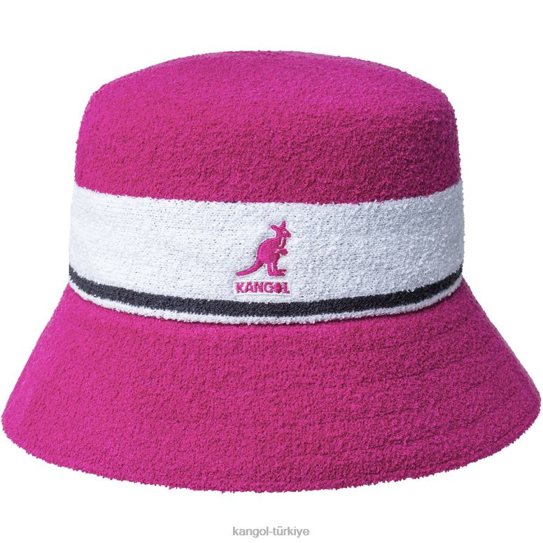 Kangol üniseks bermuda çizgili kova HZ6F0646