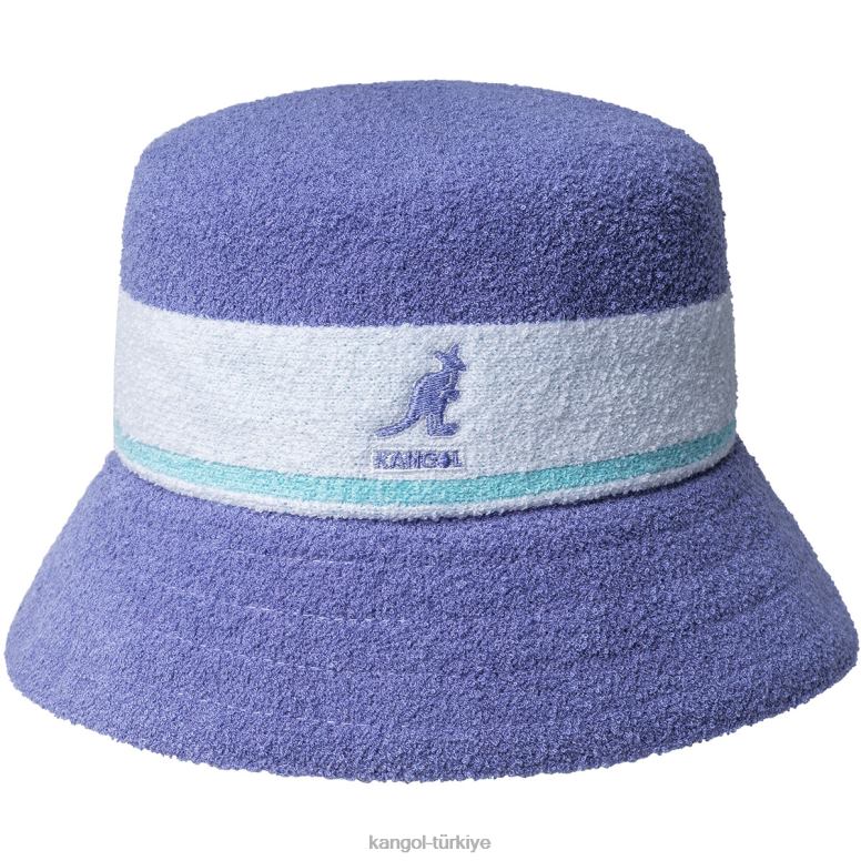 Kangol üniseks bermuda çizgili kova HZ6F0647