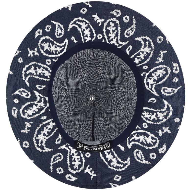 Kangol üniseks desenli geniş kenarlı rahat HZ6F0659