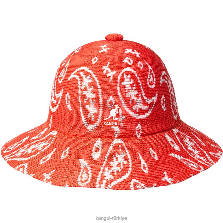Kangol üniseks desenli geniş kenarlı rahat HZ6F0660