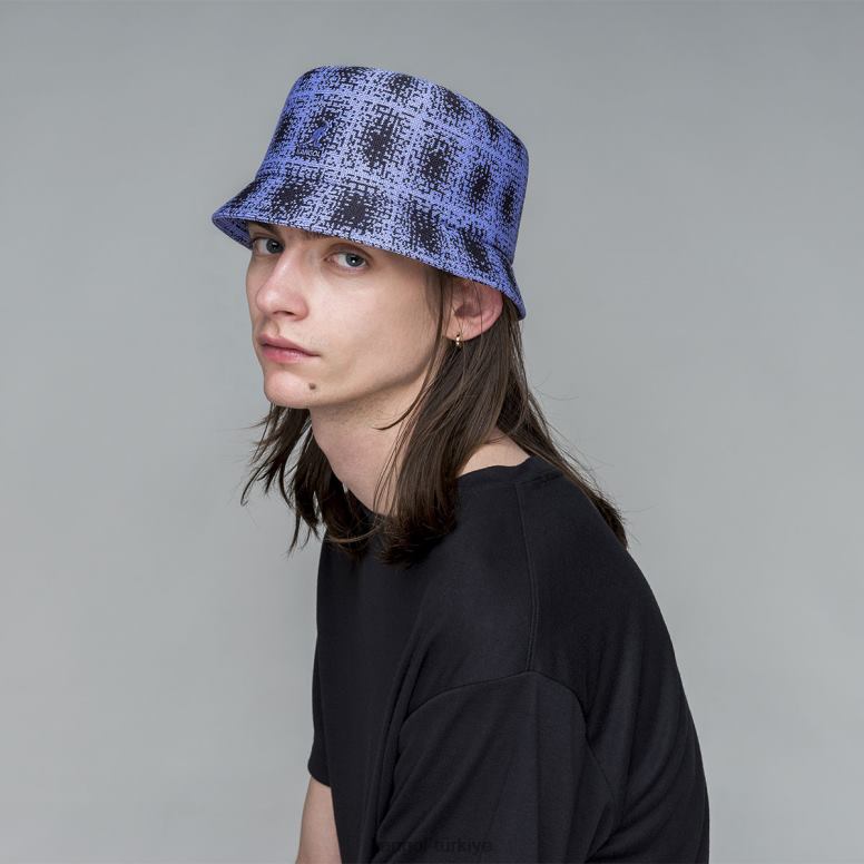 Kangol üniseks grunge ekose çöp kutusu HZ6F0656