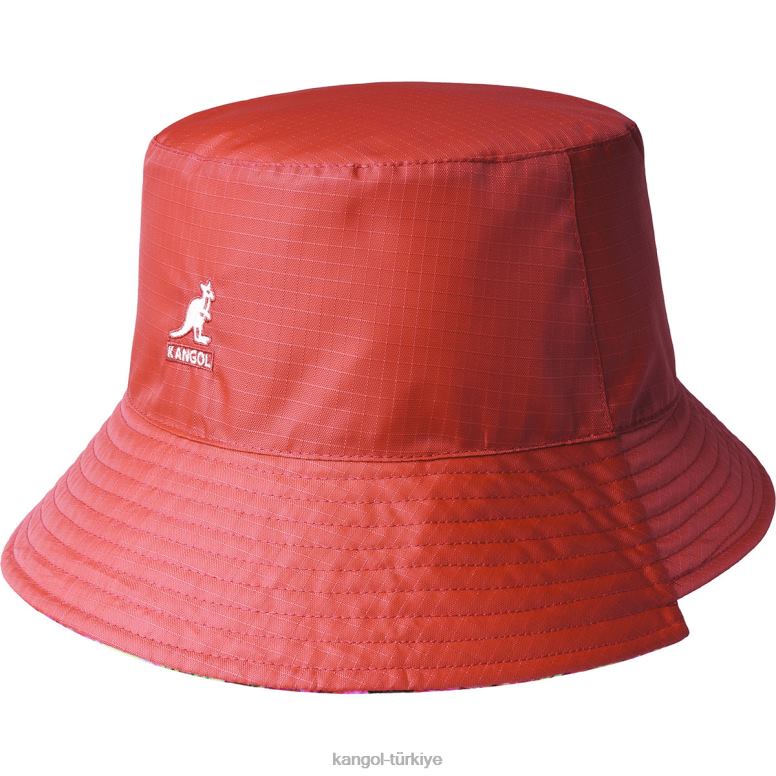 Kangol üniseks çiçek tersinir kova HZ6F0457