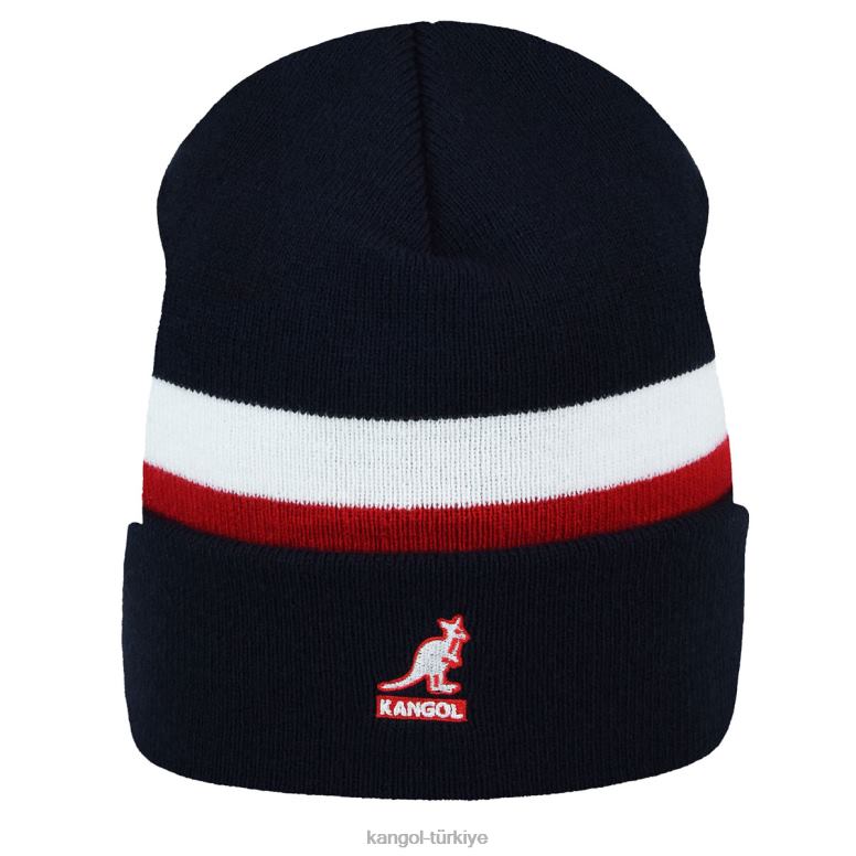 Kangol üniseks çift ​​şeritli bere HZ6F0821
