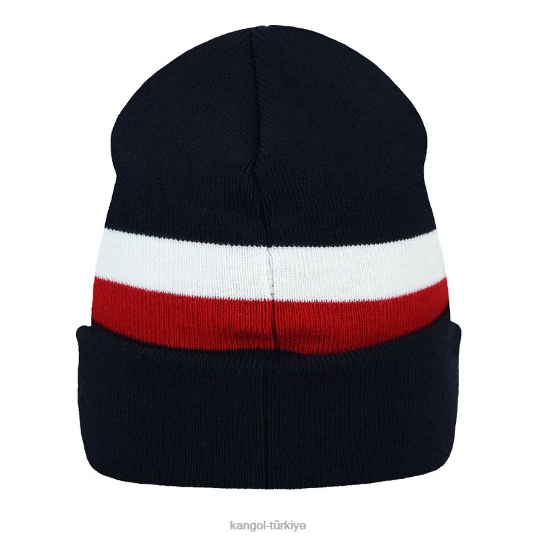 Kangol üniseks çift ​​şeritli bere HZ6F0821
