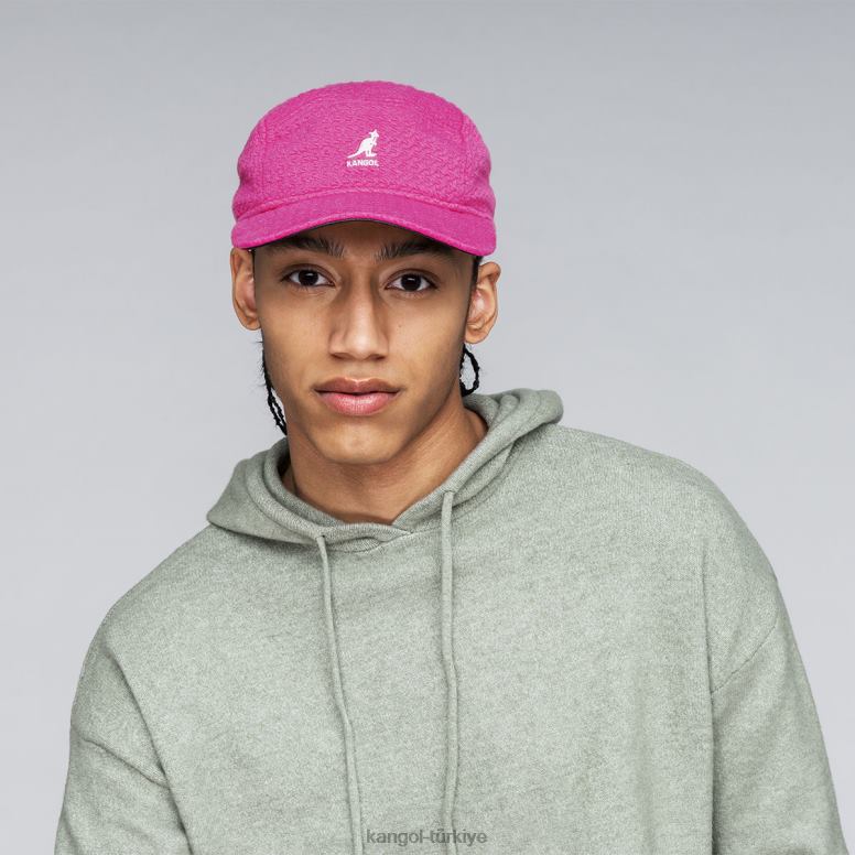 Kangol üniseks kabartmalı 5 panel kapağı HZ6F0357