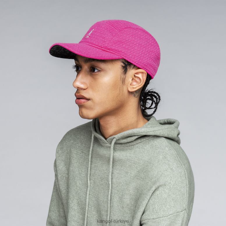 Kangol üniseks kabartmalı 5 panel kapağı HZ6F0357