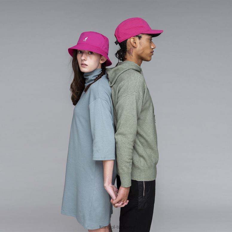 Kangol üniseks kabartmalı 5 panel kapağı HZ6F0357