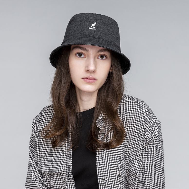 Kangol üniseks kabartmalı tersinir kova HZ6F0674