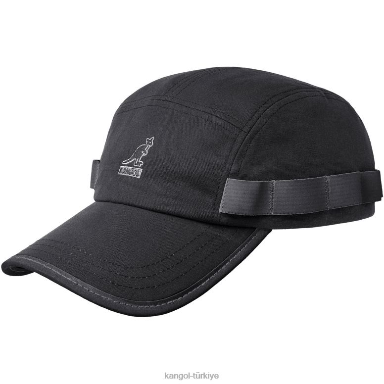 Kangol üniseks mumlu yardımcı program 5 panel kapağı HZ6F0361