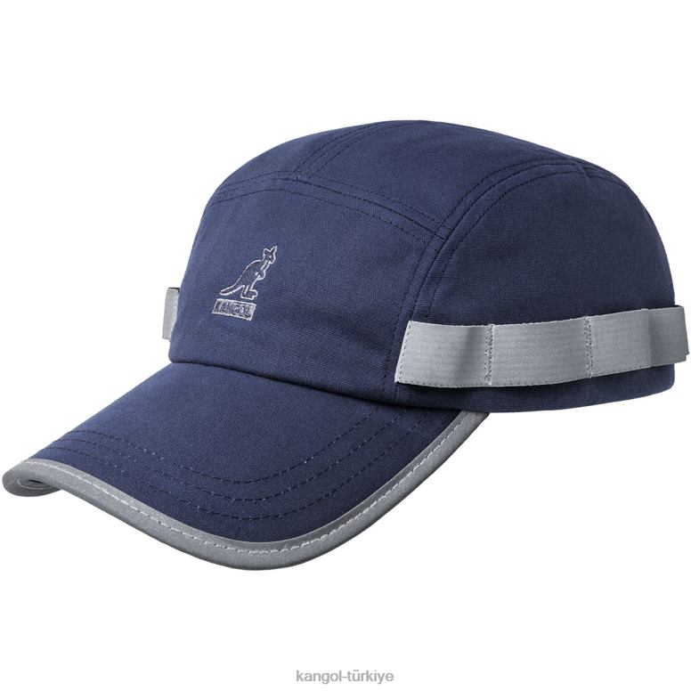 Kangol üniseks mumlu yardımcı program 5 panel kapağı HZ6F0361