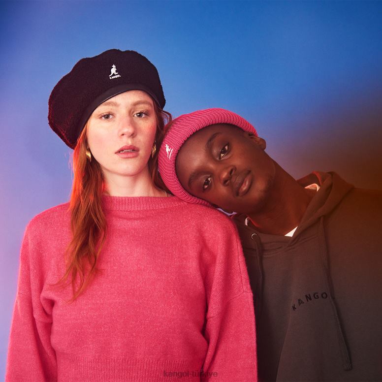 Kangol üniseks naylon peluş geri dönüşümlü bere HZ6F0423