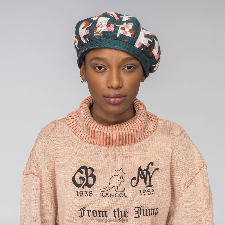 Kangol üniseks pikselli ekose bere HZ6F0399