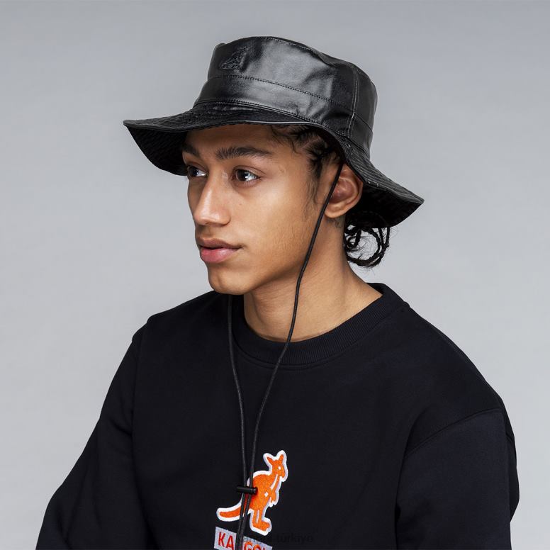 Kangol üniseks suni deri tersinir kova HZ6F0544