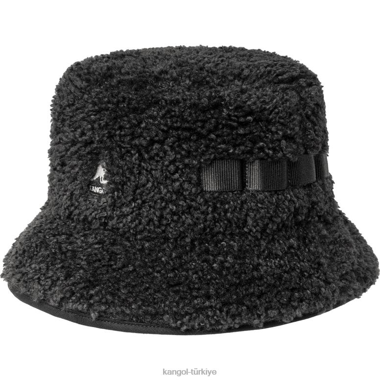 Kangol üniseks suni shearling yardımcı kova HZ6F0553