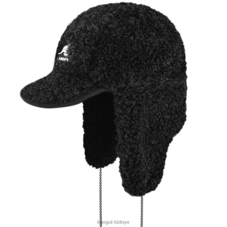 Kangol üniseks suni yünlü yardımcı kapaklı kapak HZ6F0912