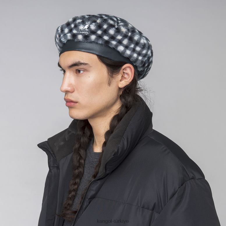 Kangol üniseks taklit kürk bere HZ6F0407
