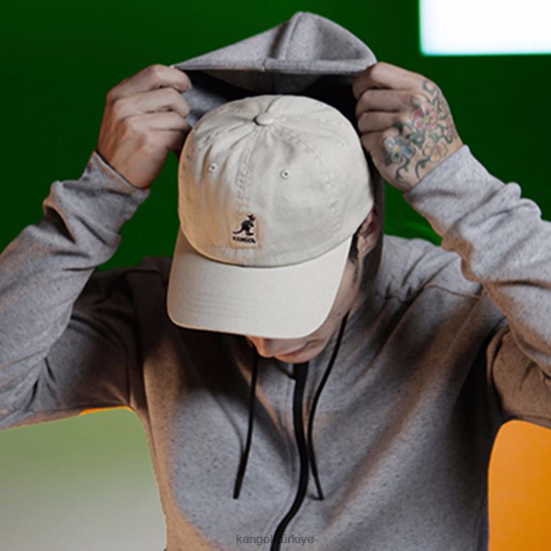 Kangol üniseks yıkanmış beyzbol HZ6F0338