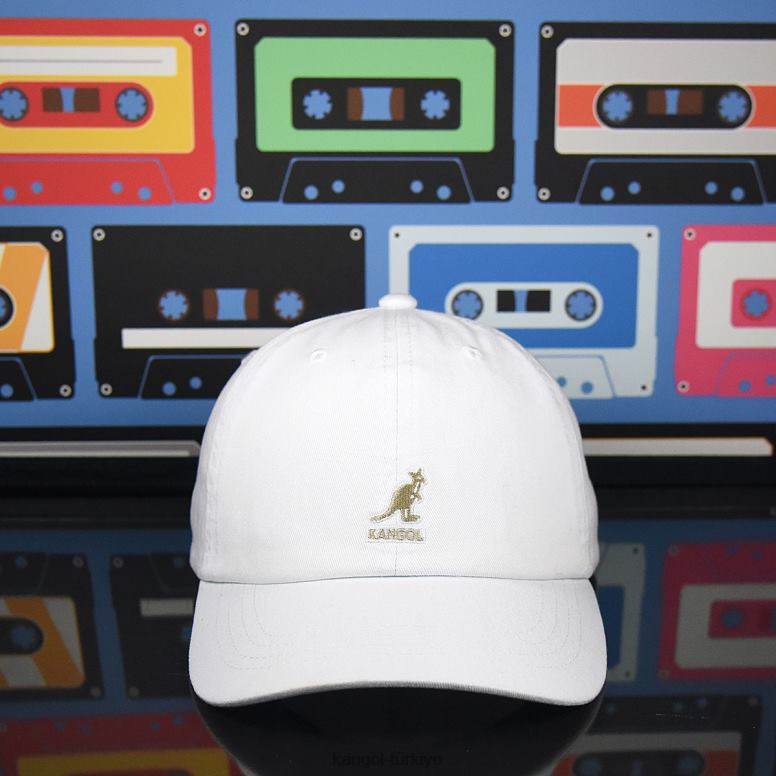 Kangol üniseks yıkanmış beyzbol HZ6F0342