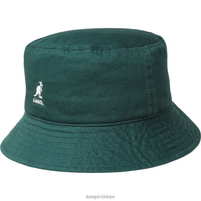 Kangol üniseks yıkanmış kova şapka HZ6F0581