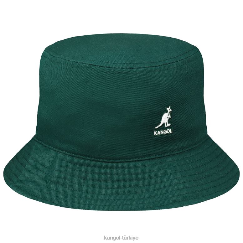 Kangol üniseks yıkanmış kova şapka HZ6F0581