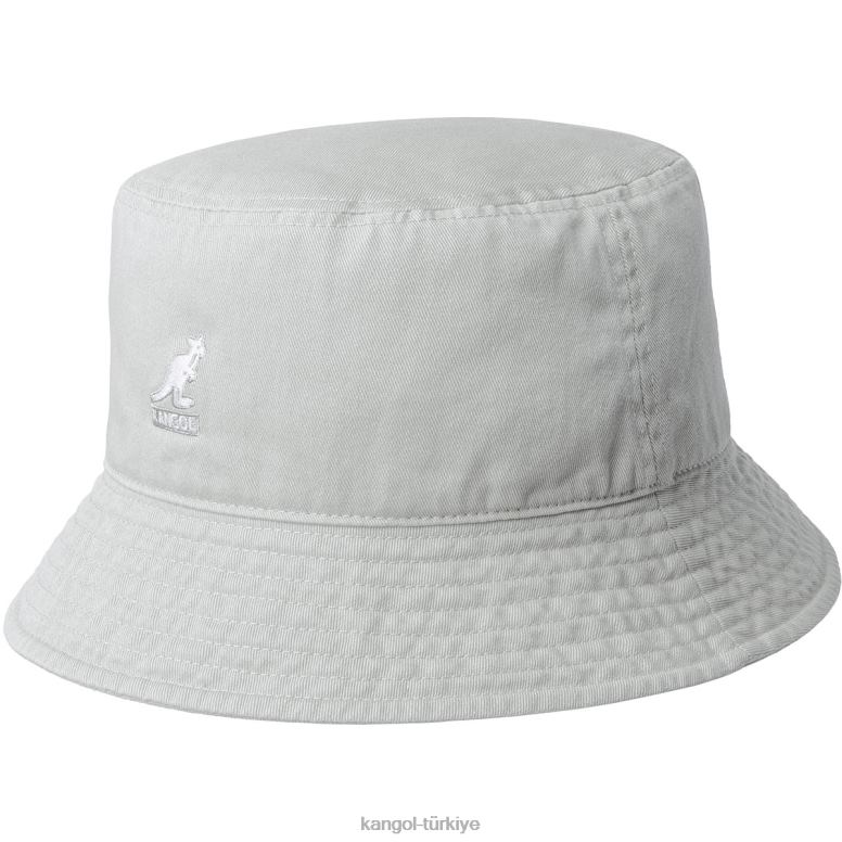 Kangol üniseks yıkanmış kova şapka HZ6F0591