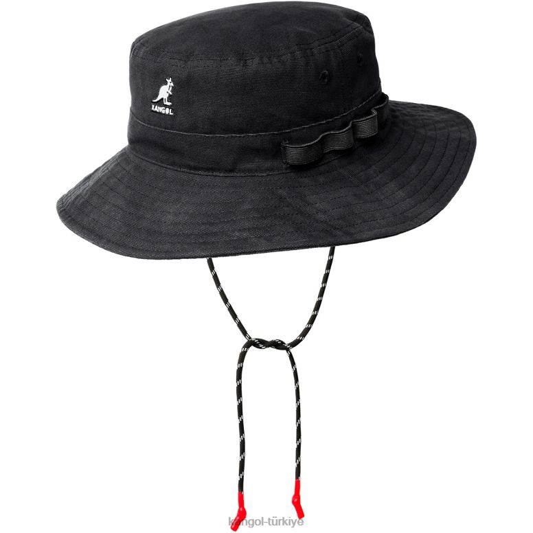 Kangol üniseks yardımcı kablolar orman şapka HZ6F0499