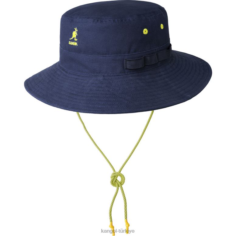 Kangol üniseks yardımcı kablolar orman şapka HZ6F0500