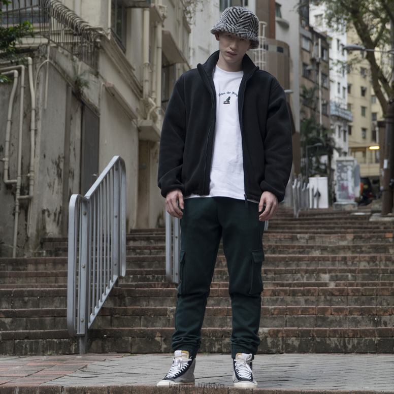 Kangol üniseks fermuarlı polar ceket HZ6F01232