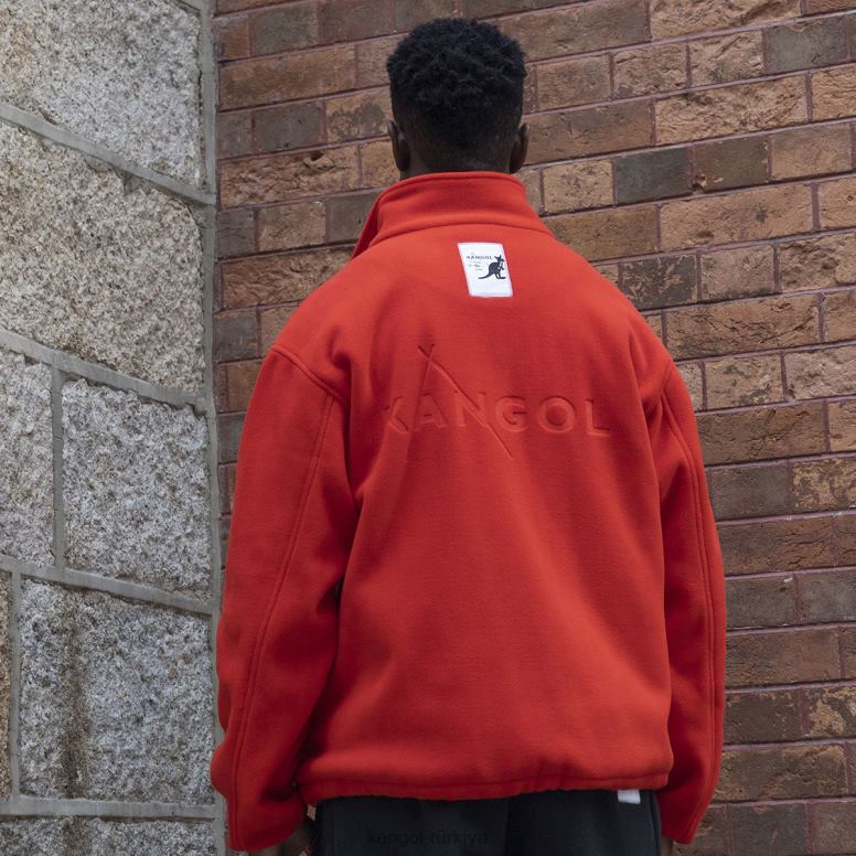 Kangol üniseks fermuarlı polar ceket HZ6F01233