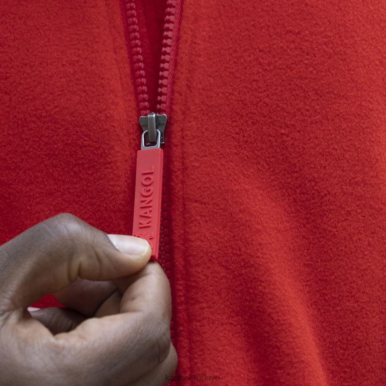 Kangol üniseks fermuarlı polar ceket HZ6F01233