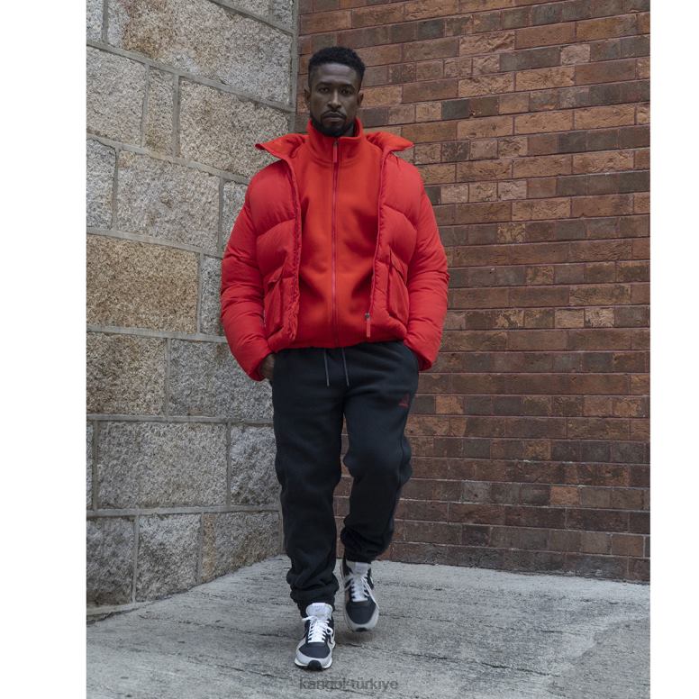 Kangol üniseks yama cepli aşağı ceket HZ6F01231