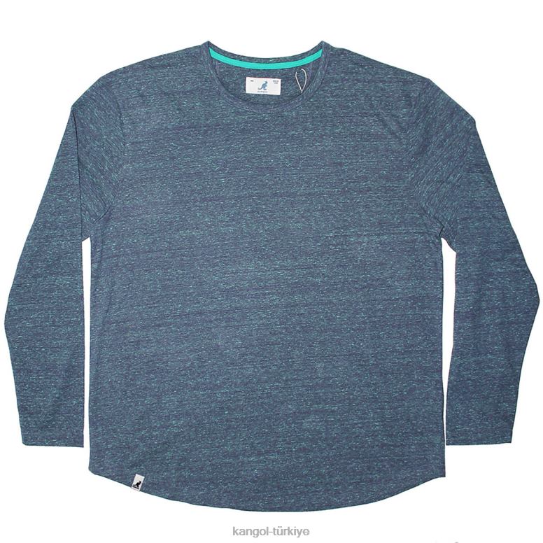 Kangol üniseks tri-marl uzun kollu tişört HZ6F01242