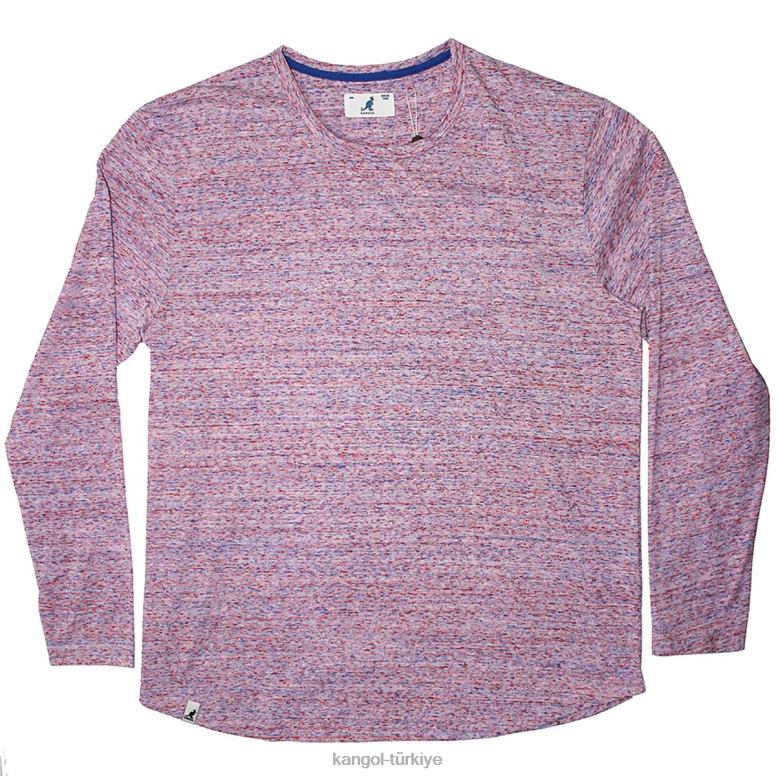 Kangol üniseks tri-marl uzun kollu tişört HZ6F01244