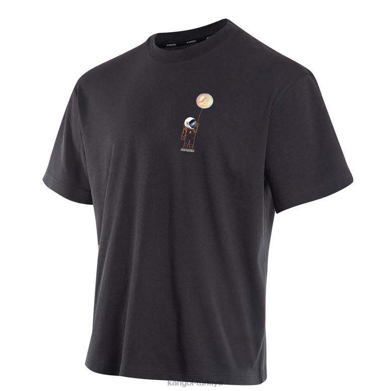 Kangol üniseks uzay adamı grafik tişört HZ6F01206