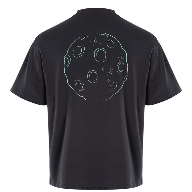 Kangol üniseks uzay adamı grafik tişört HZ6F01206