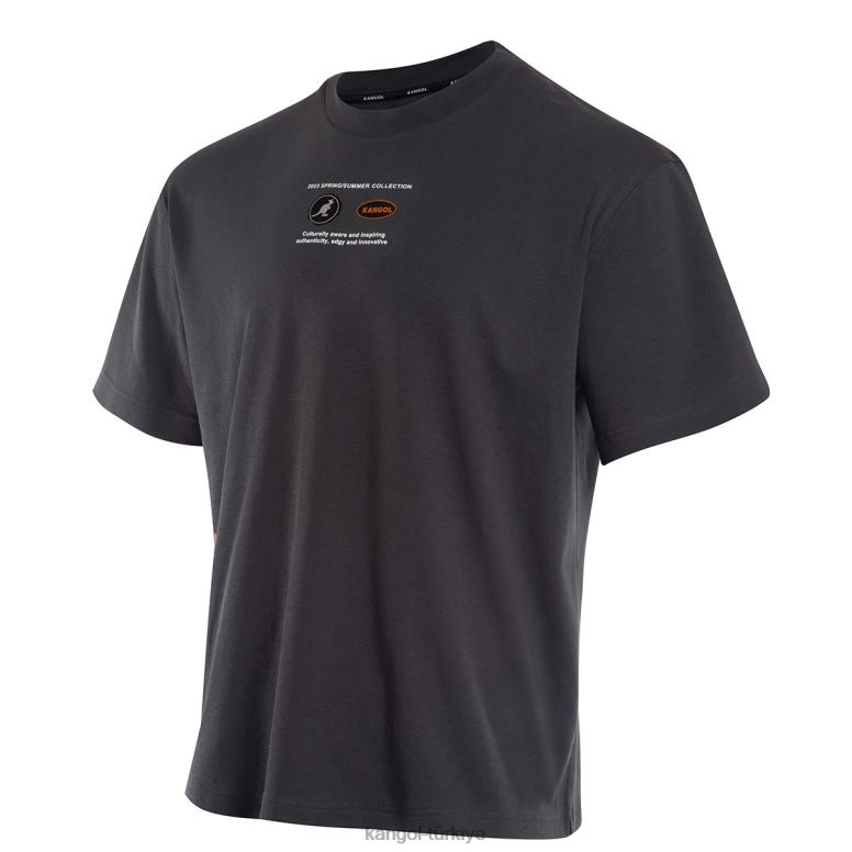 Kangol üniseks uzay roketi grafik tee HZ6F01198