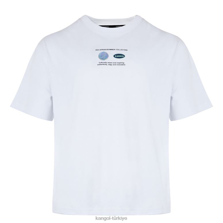 Kangol üniseks uzay roketi grafik tee HZ6F01199