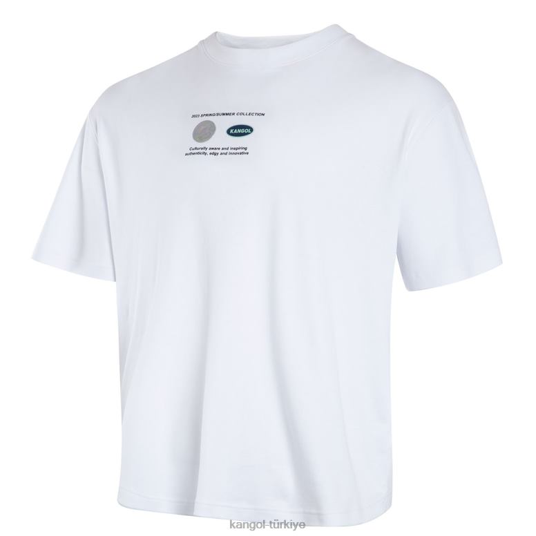 Kangol üniseks uzay roketi grafik tee HZ6F01199